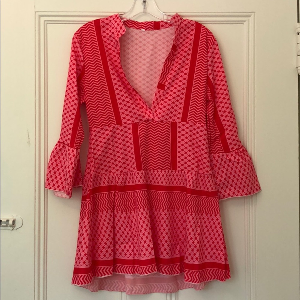 Fabulous and fun swingy dress or swim cover up